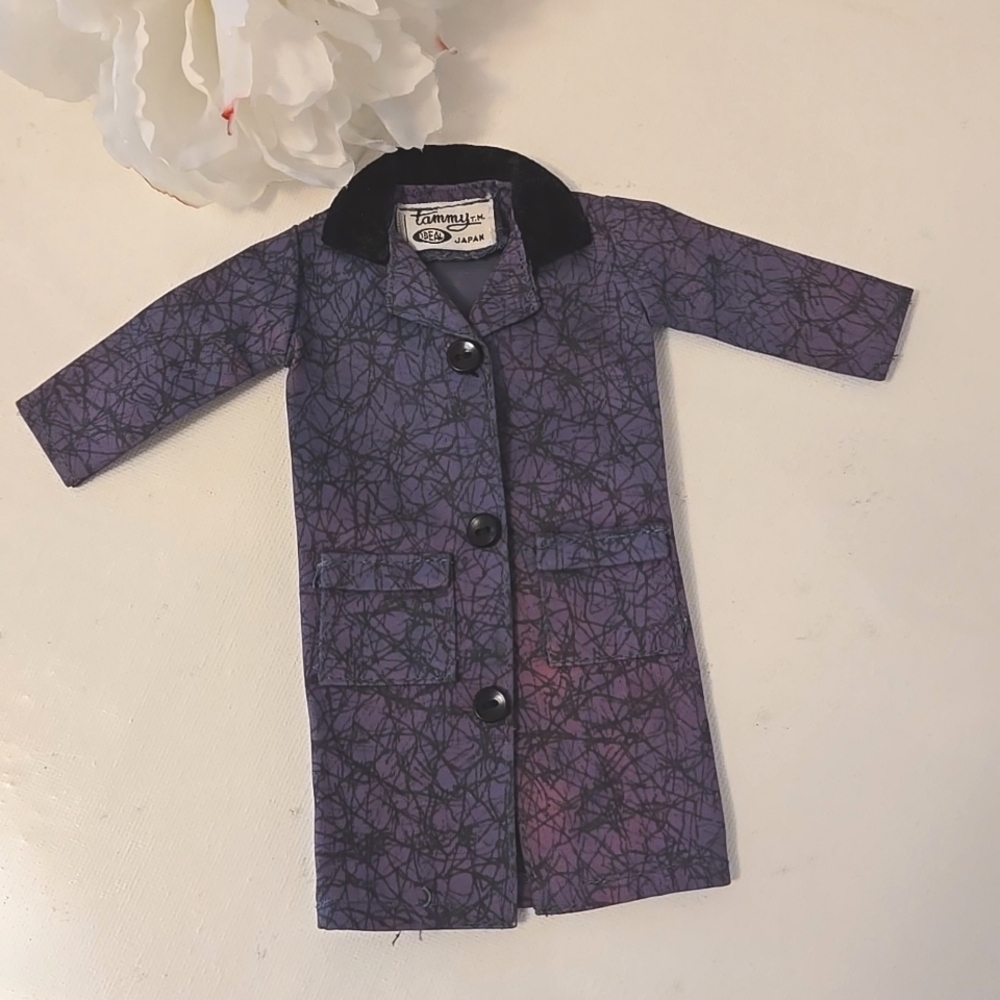 Vintage 1960's Ideal Tammy Doll Puddle Jumper Raincoat